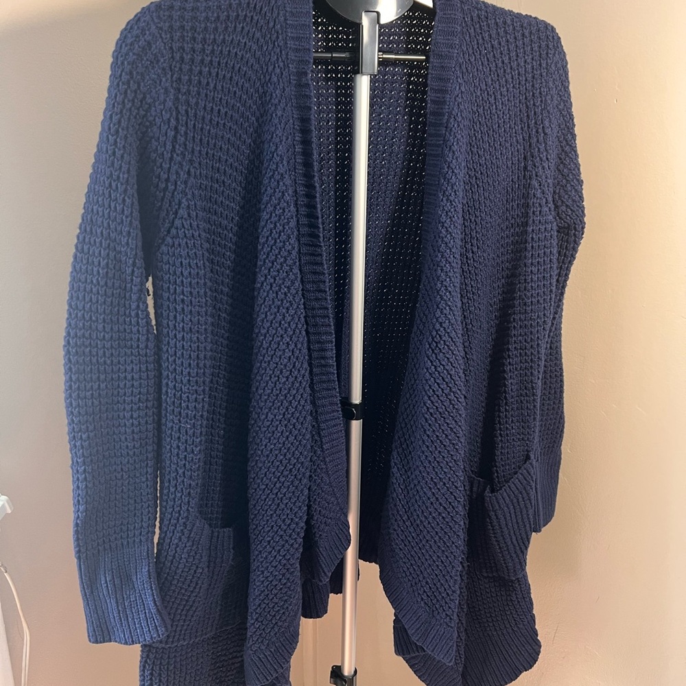 American Eagle Outfitters Deep Blue Cardigan